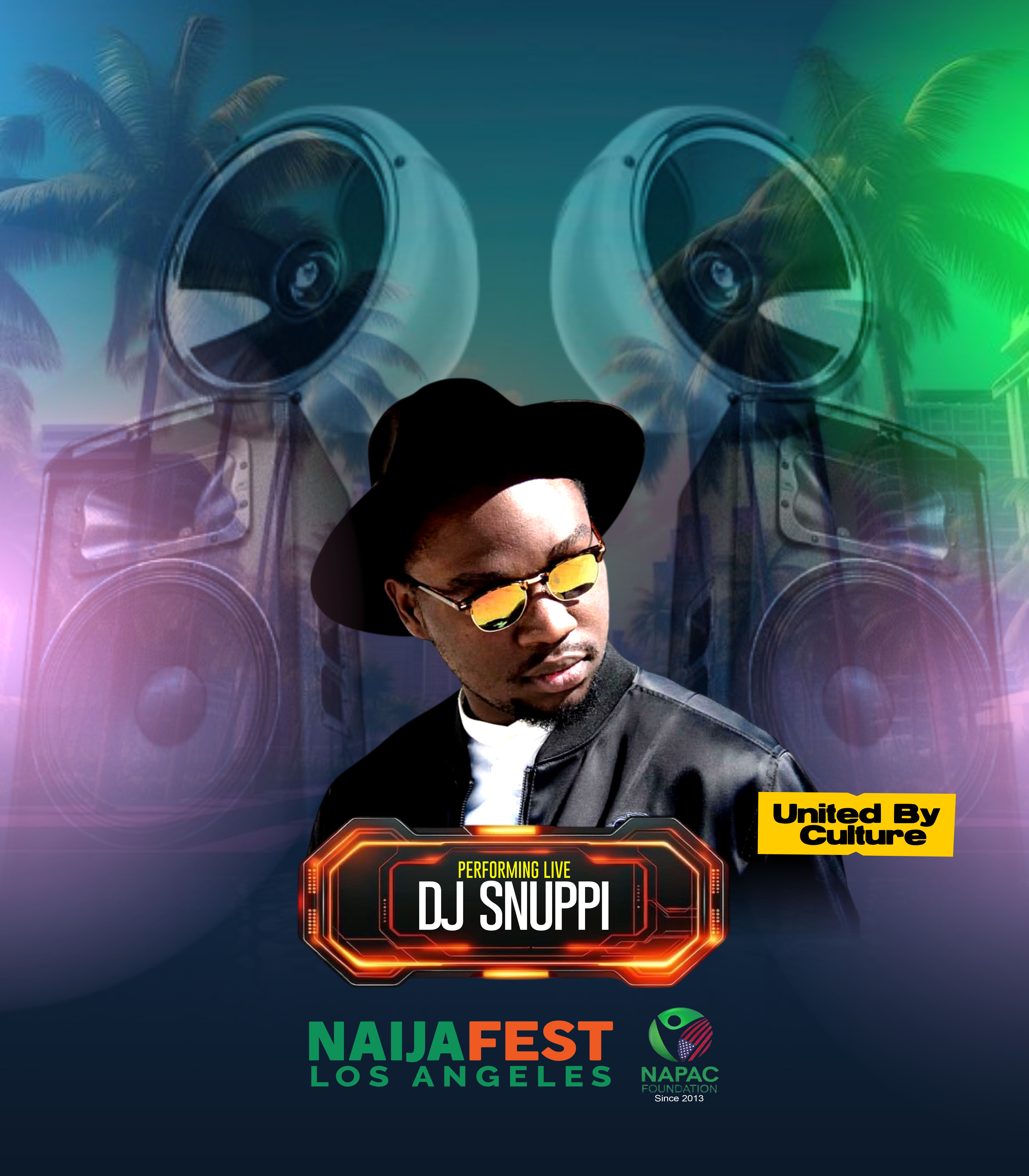 DJ Snuppi performing live poster