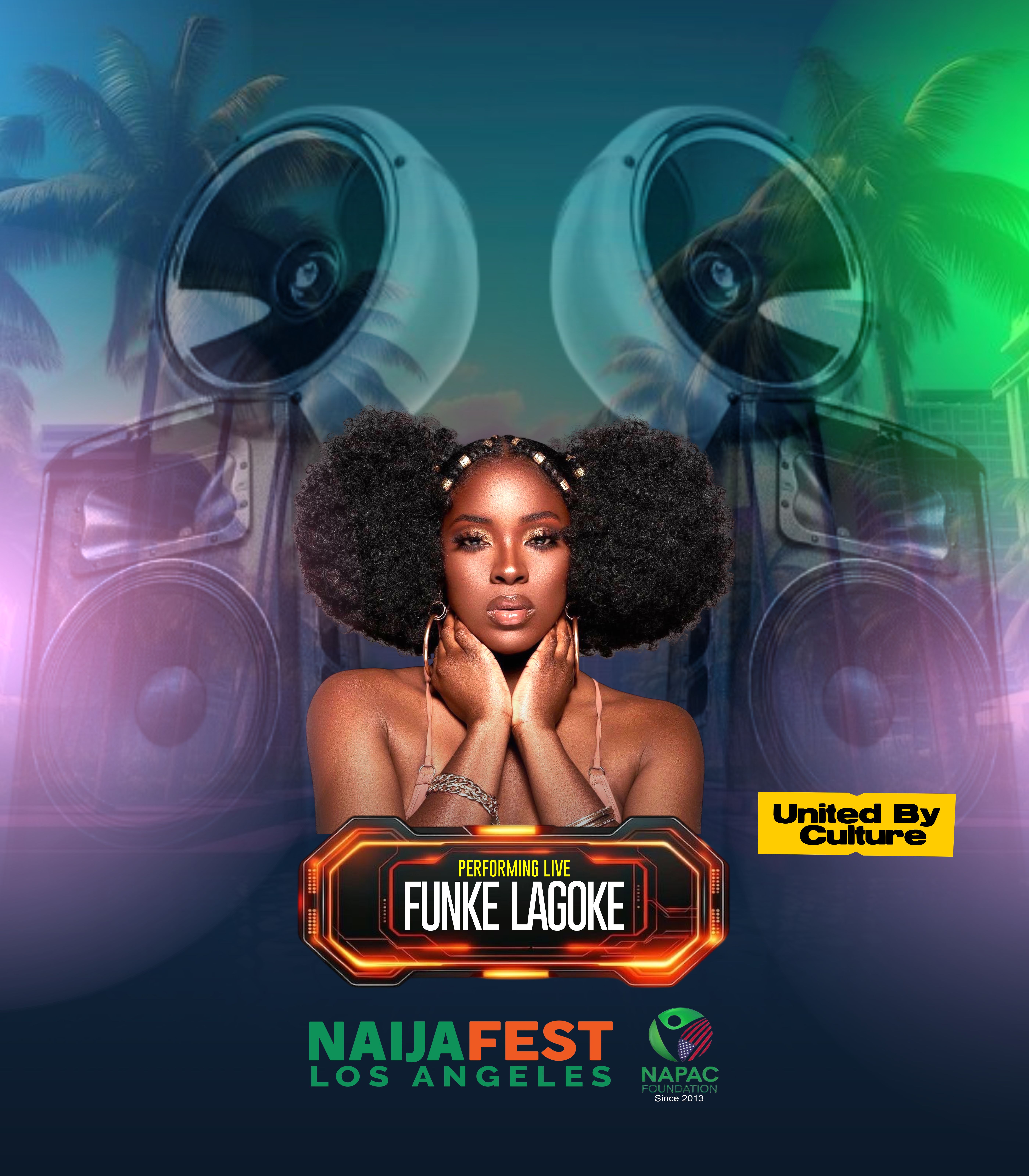 Funke Lagoke performing live poster