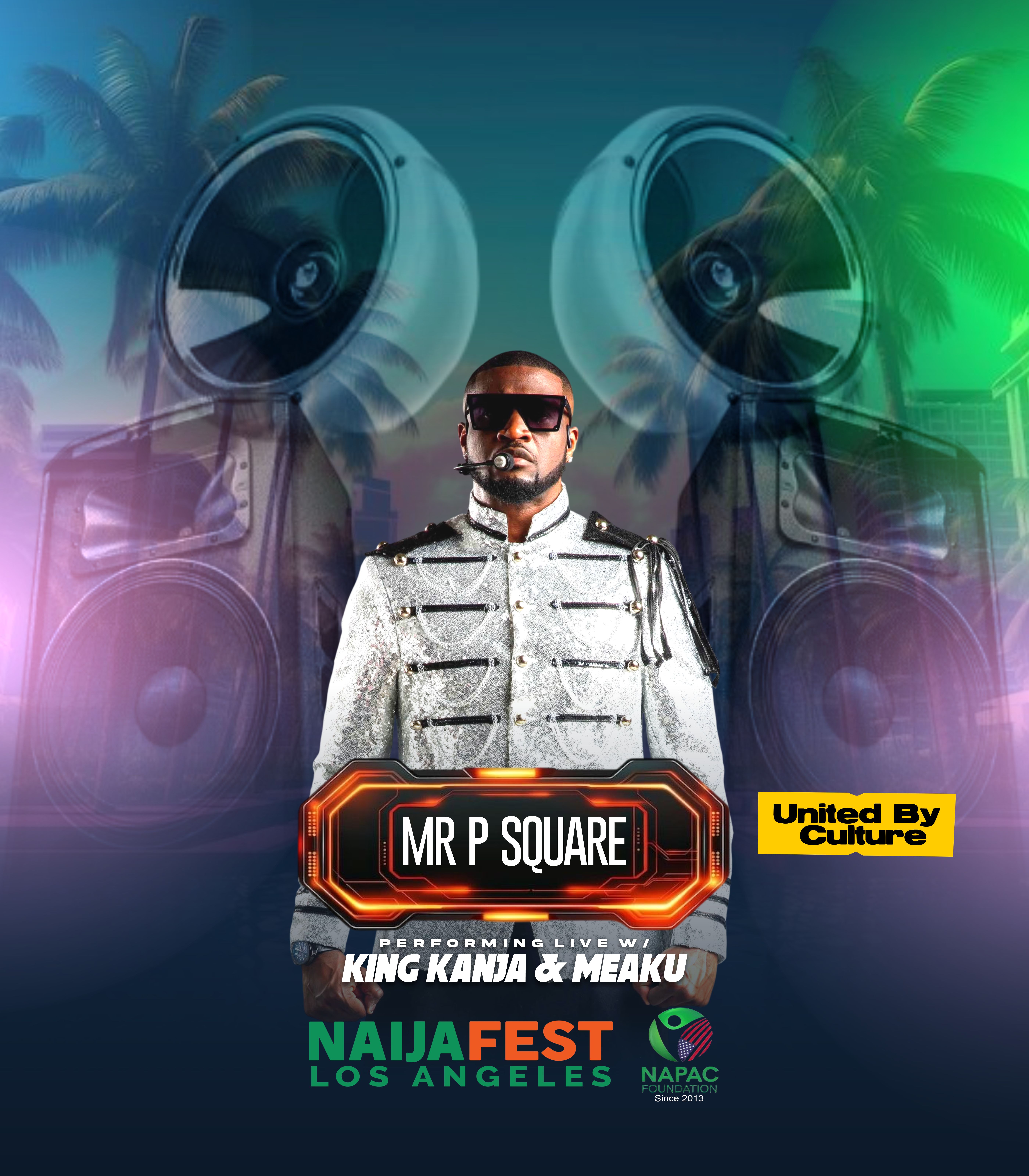Mr. P Square headliner poster